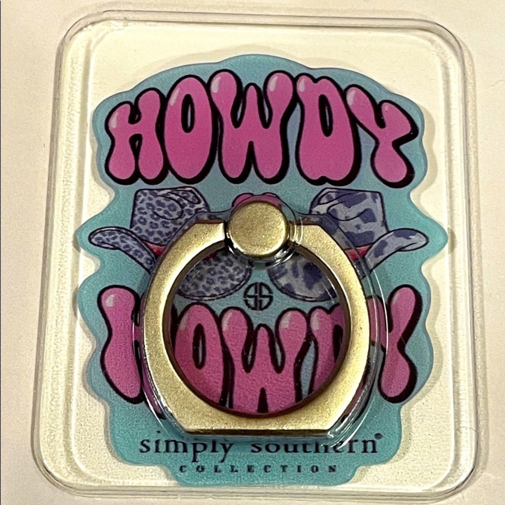NEW Simply Southern Phone Holder Kickstand – “Howdy Howdy” Design